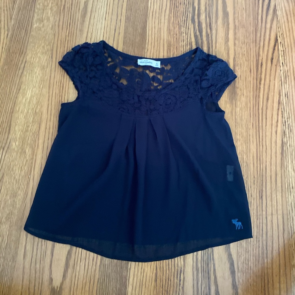 Abercrombie kids girls sheer top